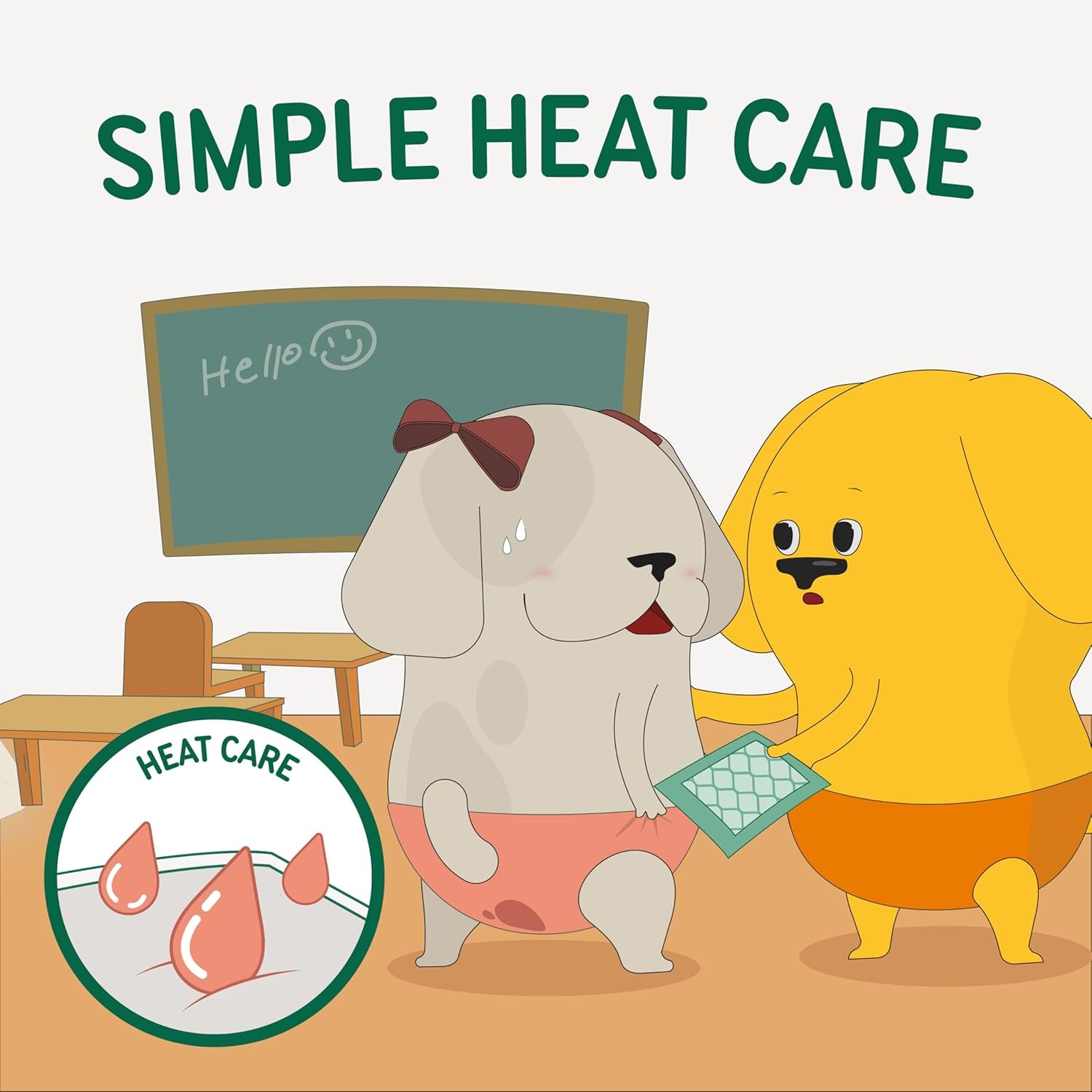 Disposable Dog Diaper Liners Booster Pads for Male & Female Dogs, 100Ct, 4 Sizes Options, Doggie Diaper Inserts Fit Most Types of Dog Diapers - Pet Belly Bands & Male Wraps (X-Small (100 Ct))